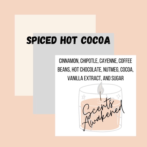 7 OZ Soy Cinnamon Cocoa Candle - Picture 3 of 3